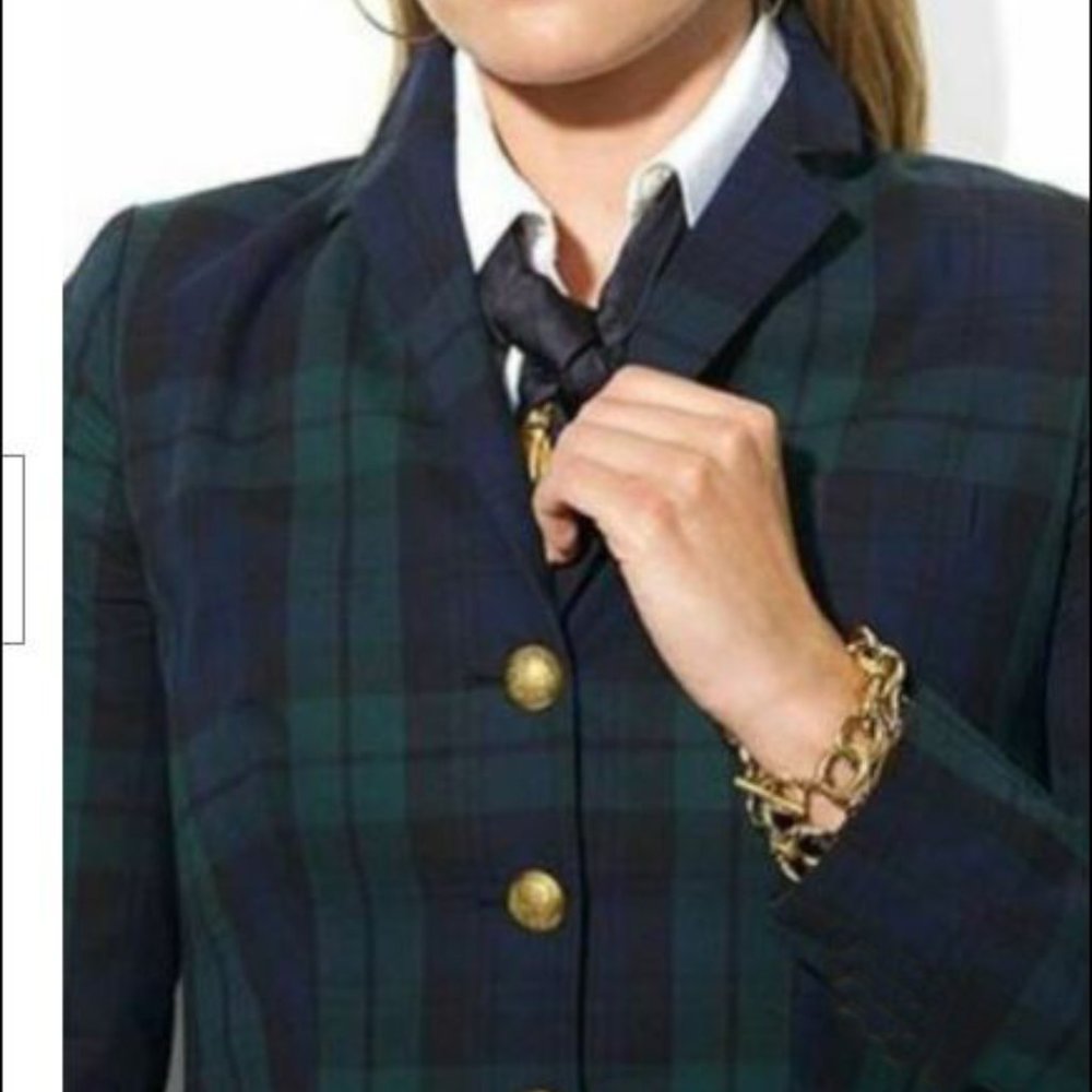 Ralph Lauren Tartan Plaid Blazer